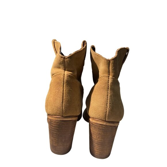 Matisse Bess Women Size 7.5 M Brown Suede Leather Ankle Boots shoes - Picture 2 of 6